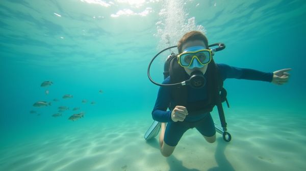 Sichtprobleme unter Wasser? Die Tauchermaske Panorama antibeschlag hilft!