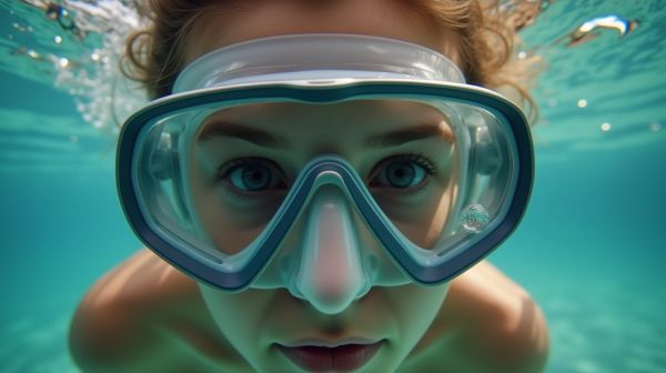 Sichtprobleme unter Wasser? Die Tauchermaske Panorama antibeschlag hilft!